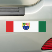 Autocollant De Voiture Drapeau de la Fédération de Bosnie (En voiture)