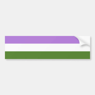 Autocollant De Voiture Drapeau de la fierté de genre