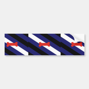 Autocollant De Voiture Drapeau de la fierté de jeu de chiot