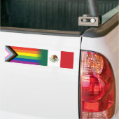 Autocollant De Voiture Drapeau de la Fierté de Progrès LGBTQ (Sur camion)