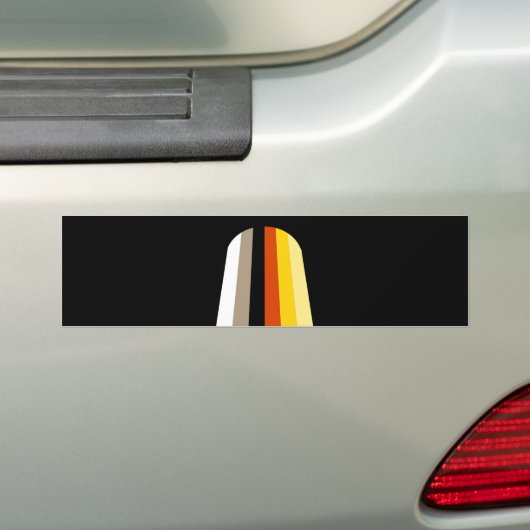 Autocollant De Voiture Drapeau de la Fierté des cheveux longs (En voiture)