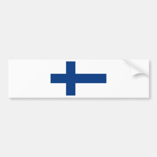 Autocollant De Voiture Drapeau de la Finlande - Suomen Lippu - Siniristil