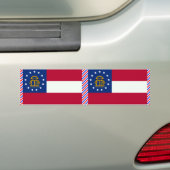 Autocollant De Voiture Drapeau de la Géorgie (En voiture)