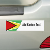 Autocollant De Voiture Drapeau de la Guyane (En voiture)