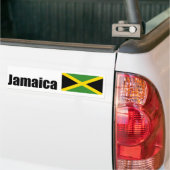 Autocollant De Voiture drapeau de la Jamaïque (Sur camion)