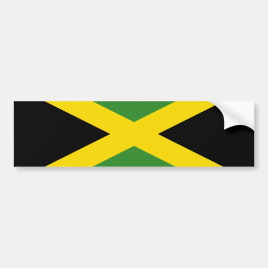 Autocollant De Voiture Drapeau de la Jamaïque (Devant)