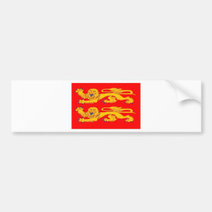 Autocollant De Voiture Drapeau de la Normandie (France)