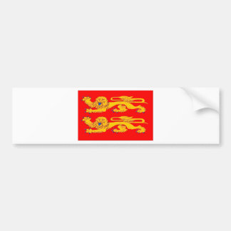 Autocollant De Voiture Drapeau de la Normandie (France)