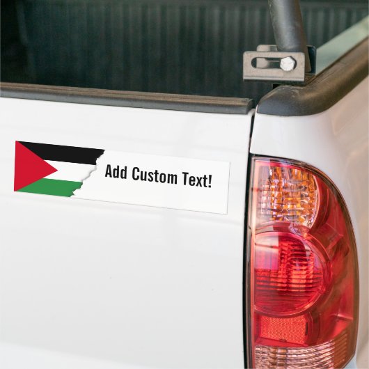 Autocollant De Voiture Drapeau de la Palestine (Sur camion)