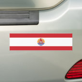 Autocollant De Voiture Drapeau de la Polynésie française (En voiture)