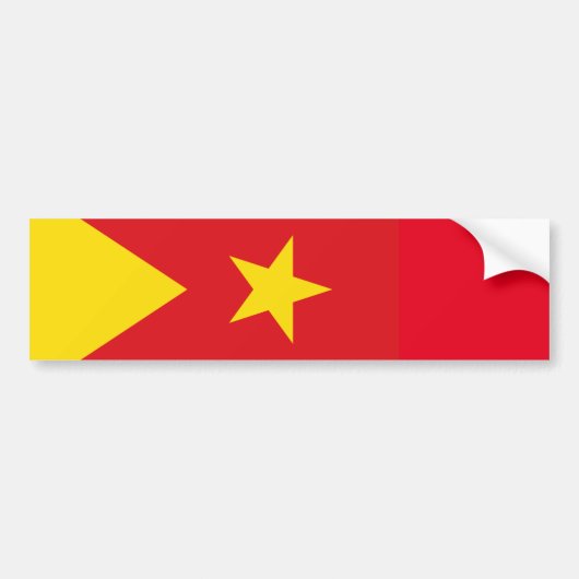 Autocollant De Voiture Drapeau de la région de Tigray (Devant)