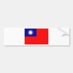 Autocollant De Voiture Drapeau de la République de Chine (Taïwan) -