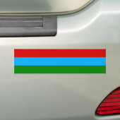 Autocollant De Voiture Drapeau de la République de Karelia (En voiture)