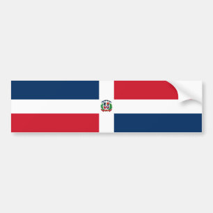 Autocollant De Voiture Drapeau de la République Dominicaine