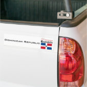 Autocollant De Voiture Drapeau de la République Dominicaine (Sur camion)