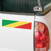 Autocollant De Voiture Drapeau de la République du Congo (Sur camion)