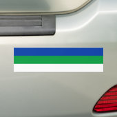 Autocollant De Voiture Drapeau de la République Komi (En voiture)