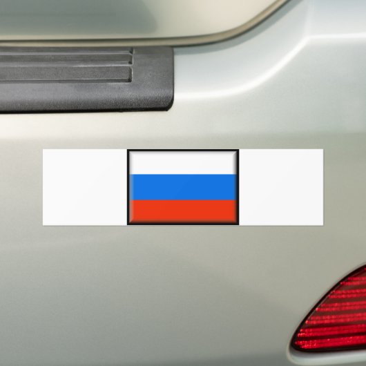 Autocollant De Voiture Drapeau de la Russie (En voiture)