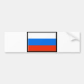 Autocollant De Voiture Drapeau de la Russie (Devant)