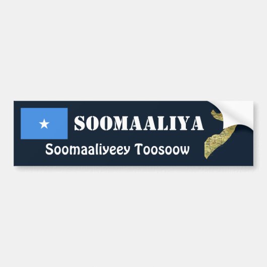 Autocollant De Voiture Drapeau de la Somalie + Adhésif pour pare-chocs de (Devant)