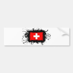 Autocollant De Voiture Drapeau de la Suisse