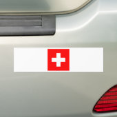 Autocollant De Voiture Drapeau de la Suisse (En voiture)