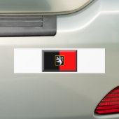 Autocollant De Voiture Drapeau de la vallée d'Aoste (En voiture)