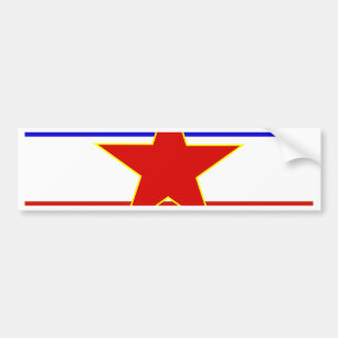Autocollant De Voiture Drapeau de la Yougoslavie