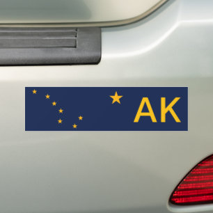 Autocollant De Voiture Drapeau de l'Alaska
