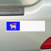 Autocollant De Voiture Drapeau de län de Gotlands (En voiture)