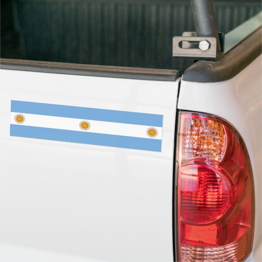 Autocollant De Voiture Drapeau de l'Argentine (Sur camion)