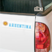 Autocollant De Voiture Drapeau de l'Argentine (Sur camion)