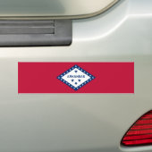 Autocollant De Voiture Drapeau de l'Arkansas (En voiture)