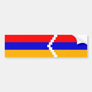 Autocollant De Voiture Drapeau de l'Artsakh (Nagorno-Karabakh)