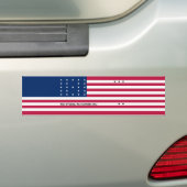 Autocollant De Voiture Drapeau de l'atoll de Bikini Patriotique (En voiture)