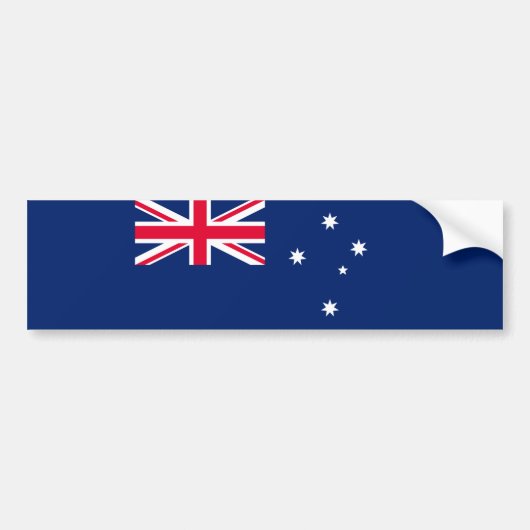 Autocollant De Voiture Drapeau de l'Australie (Devant)