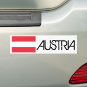 Autocollant De Voiture Drapeau de l'Autriche (En voiture)