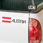 Autocollant De Voiture Drapeau de l'Autriche (Sur camion)
