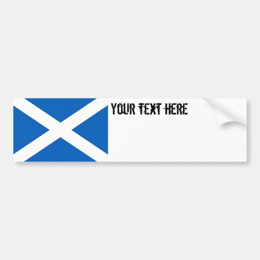 Autocollant De Voiture Drapeau de l'Ecosse (Devant)