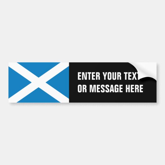 Autocollant De Voiture Drapeau de l'Ecosse (Devant)