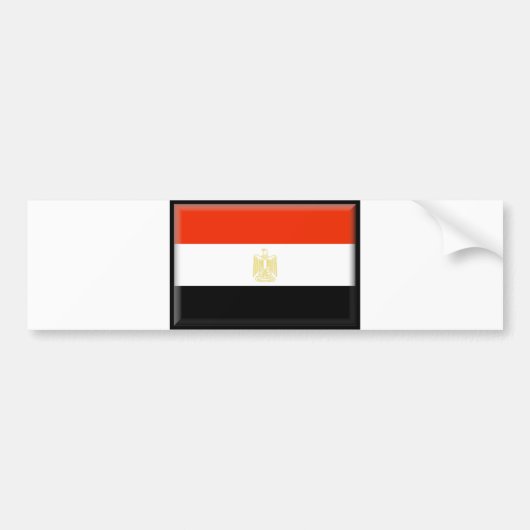 Autocollant De Voiture Drapeau de l'Egypte (Devant)