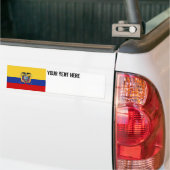 Autocollant De Voiture Drapeau de l'Equateur (Sur camion)