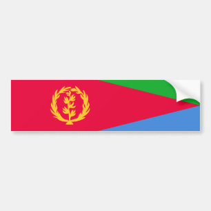 Autocollant De Voiture Drapeau de l'Érythrée