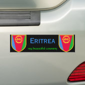 Autocollant De Voiture Drapeau de l'Érythrée mon beau pays (En voiture)
