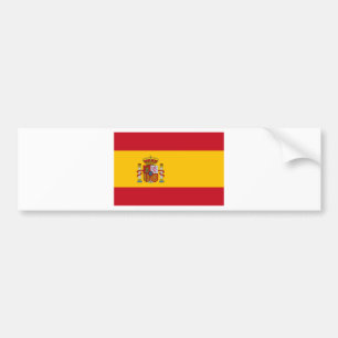Autocollant De Voiture Drapeau de l'Espagne