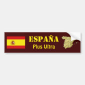 Autocollant De Voiture Drapeau de l'Espagne + Adhésif pour pare-chocs de (Devant)