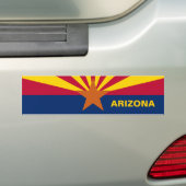 Autocollant De Voiture Drapeau de l'État d'Arizona (En voiture)