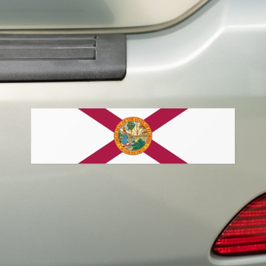Autocollant De Voiture Drapeau de l'État de Floride (En voiture)