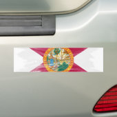 Autocollant De Voiture Drapeau de l'état de Floride brosse trait, Drapeau (En voiture)