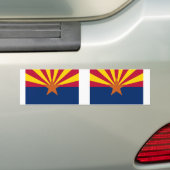 Autocollant De Voiture Drapeau de l'État de l'Arizona (En voiture)